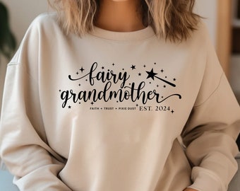 Fairy Grandmother Est 2024 SVG, Faith Trust Pixie Dust Decal (Digital Download)