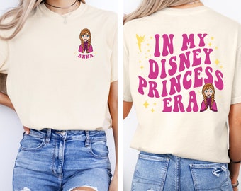In My Princess Era, Frozen Anna, Magic Kingdom Park T-Shirt Logo Design, Colorful, Editable
