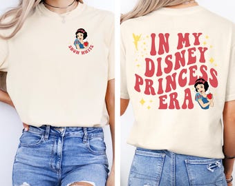 In My Princess Era, Snow White, Magic Kingdom Park T-Shirt Logo Design, Colorful, Editable