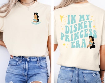In My Princess Era, Aladdin's Jasmine, Magic Kingdom Park T-Shirt Logo Design, Colorful, Editable