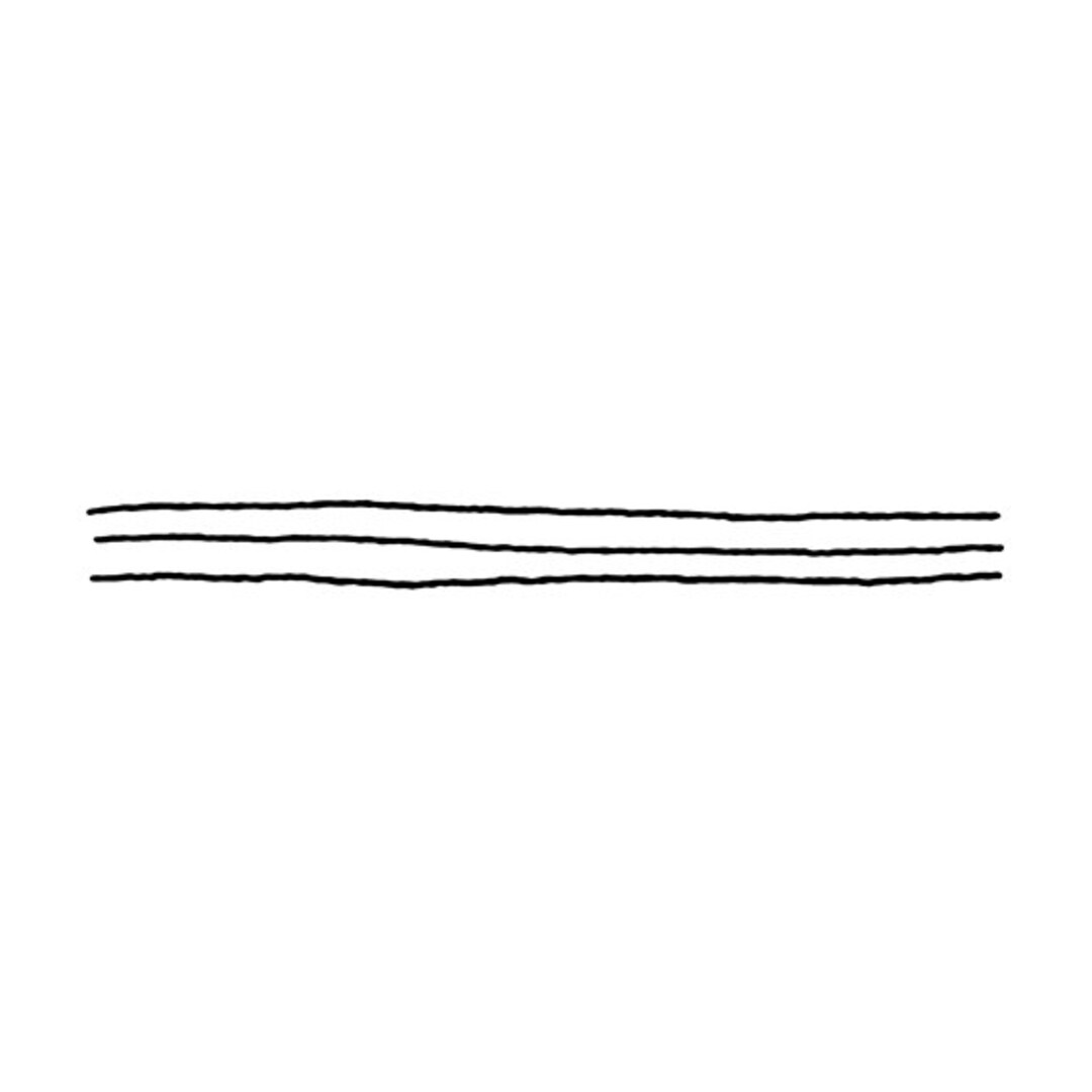 EZ Mounted Rubber Stamp Three Lines Altered Art Craft Scrapbooking ...