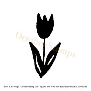 EZ-gemonteerde rubberen stempel Tiny Tulip Altered Art Craft Scrapbooking Kaarten maken Collagevoorraad