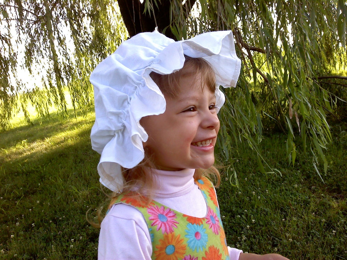 Mop Cap Pattern with FREE Video Tutorial Child to Adult sizes | Etsy