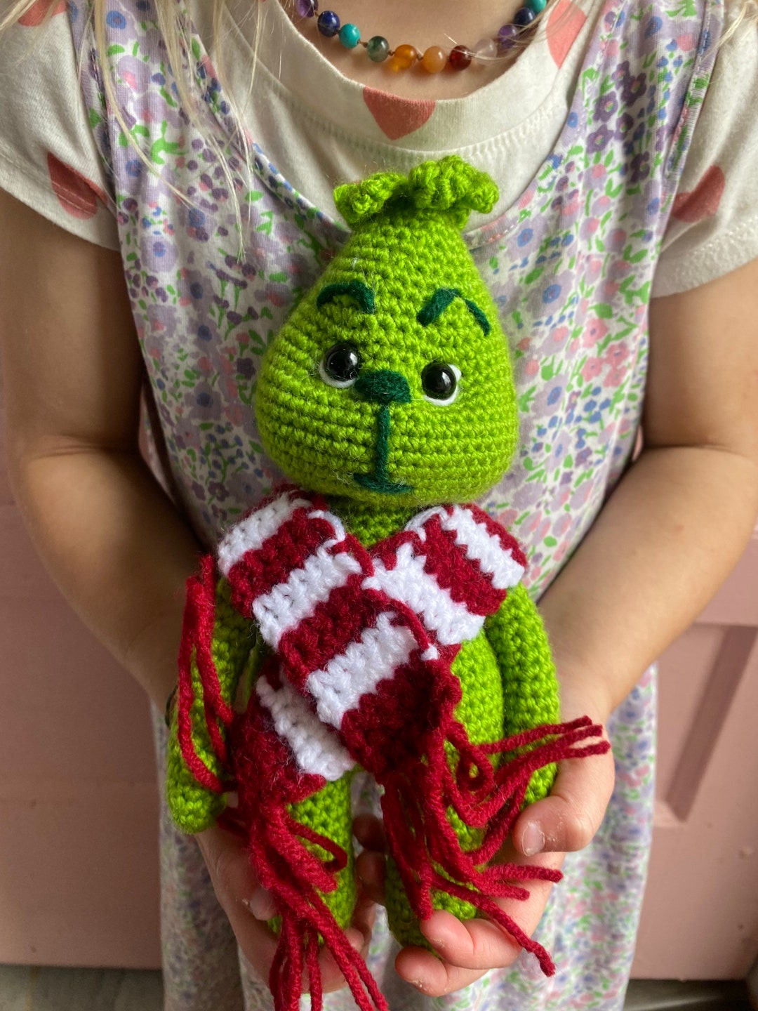 Grumpy Green Christmas Character Etsy
