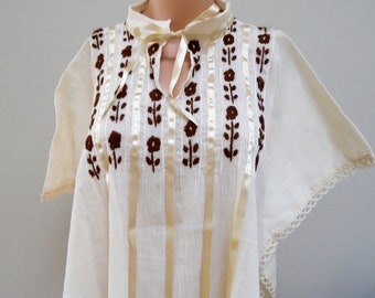 women's embroidered tunic dress