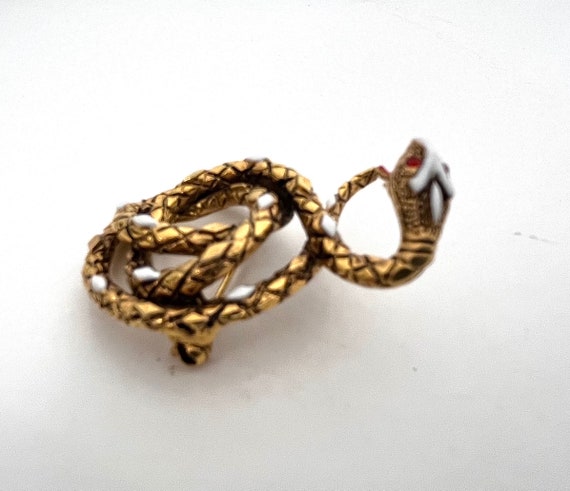 Art Pepper Coiled Snake Pin - image 3