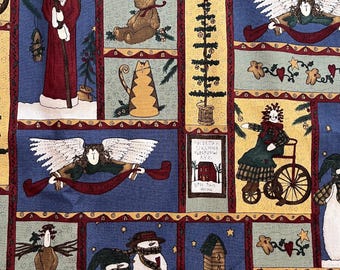 Deb Strain Christmas Fabric 1997