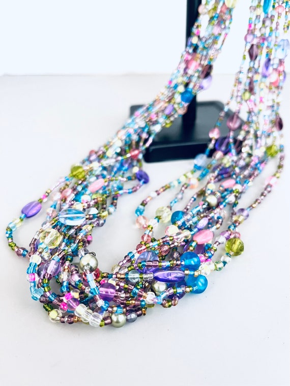 Pastel Torsade Necklace by Joan Rivers