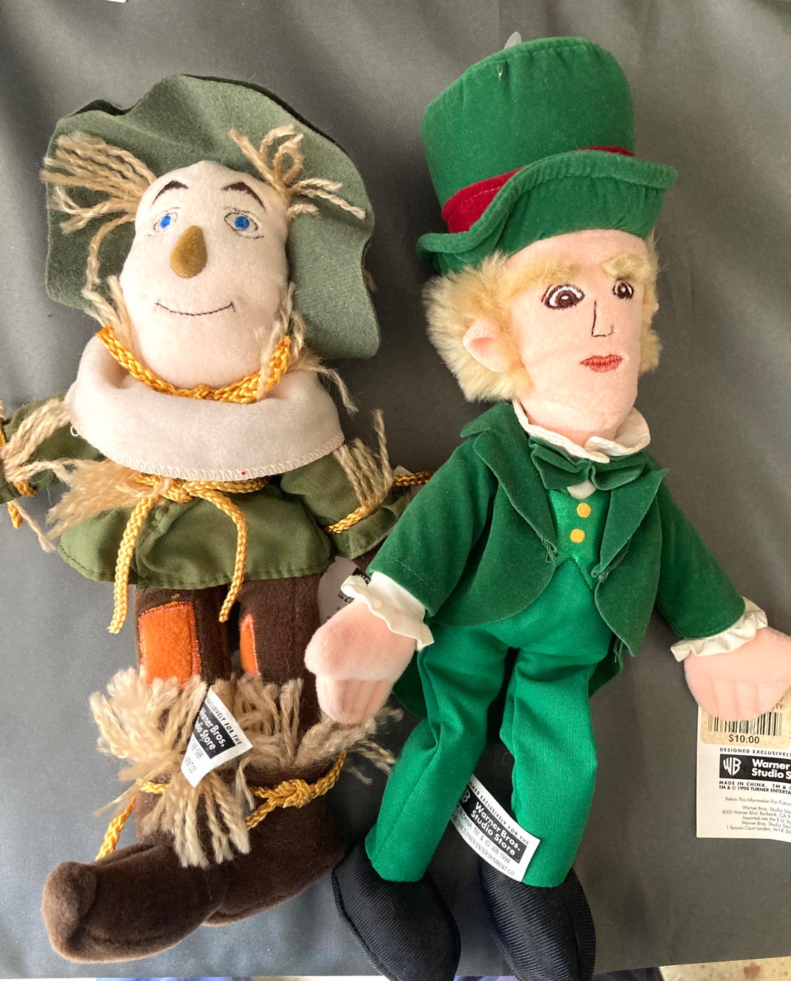 Wizard of Oz Plush Doll Lot Warner Bros Vintage 1998 The Etsy