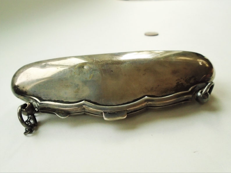EnglandMother/'s Day Gift*Mother/'s Day Gift Antique Sterling Silver Coin Purse Hallmarked Birmingham Edwardian 1895
