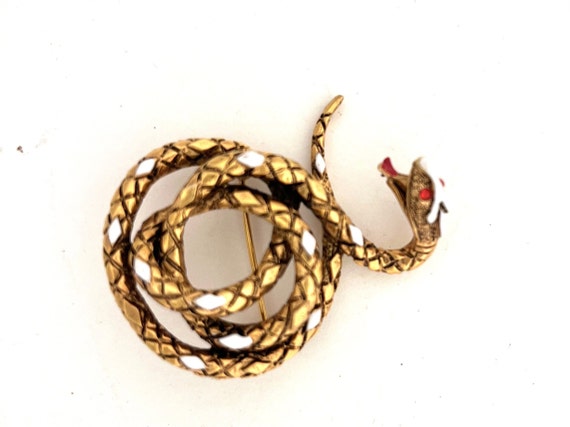 Art Pepper Coiled Snake Pin - image 7