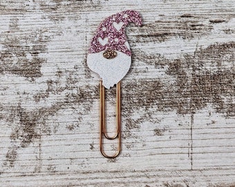 Valentine Gnome Planner Clip