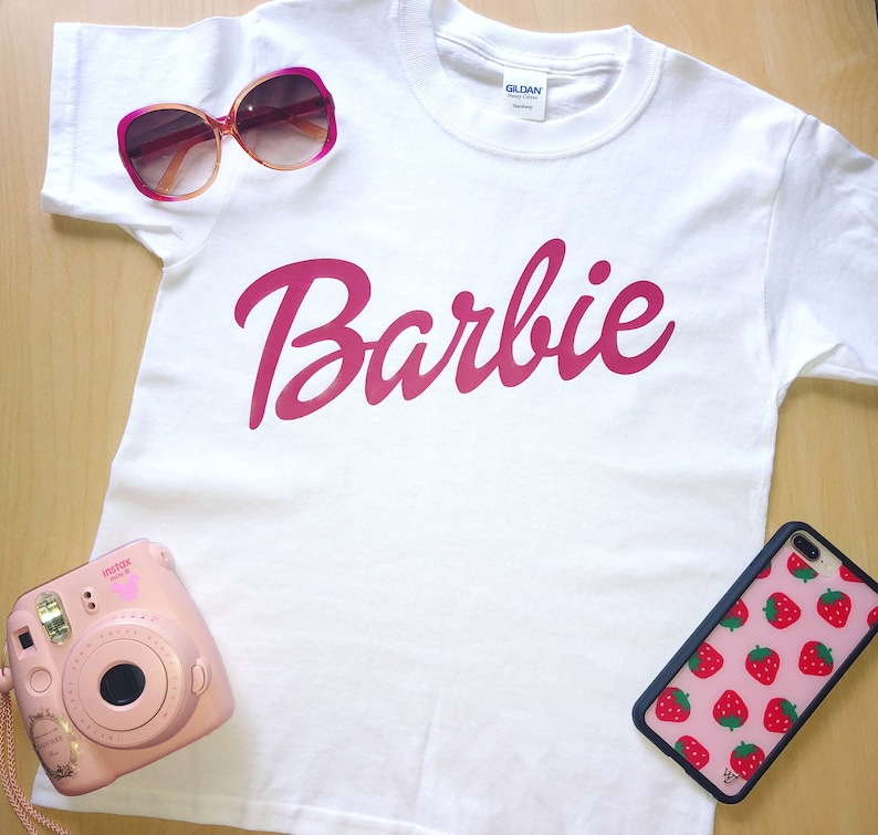 TODDLER Barbie Tee Cute Pink Barbie Shirt Fun for Girls | Etsy