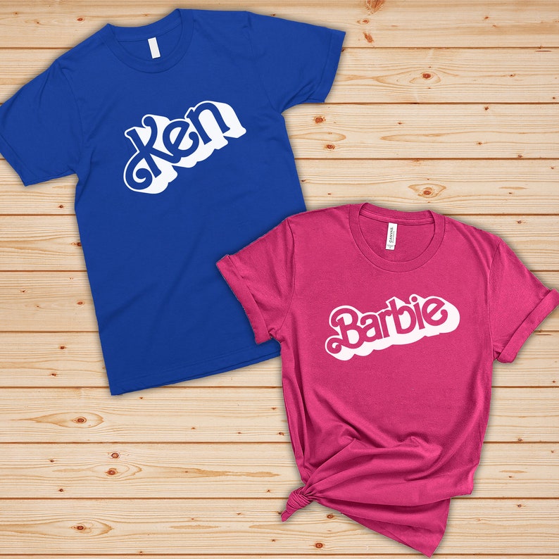 Barbie & Ken Family Tees Barbie or Ken Shirts Soft | Etsy