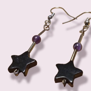 Star Drop Earrings
