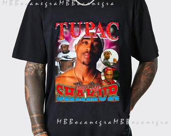 Tupac Black Shirt | Etsy Australia