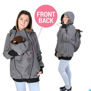tandem babywearing coat