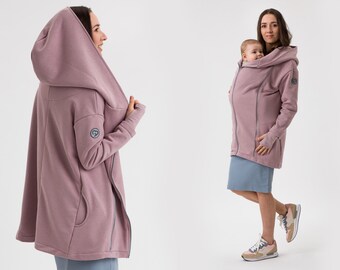 GoFuture\u00ae 4in1 Babycarrying Babywearing plus Maternity Kangaroo jacket VIVAMAMA multifunction  normal use w high quality GoFutureWithLove