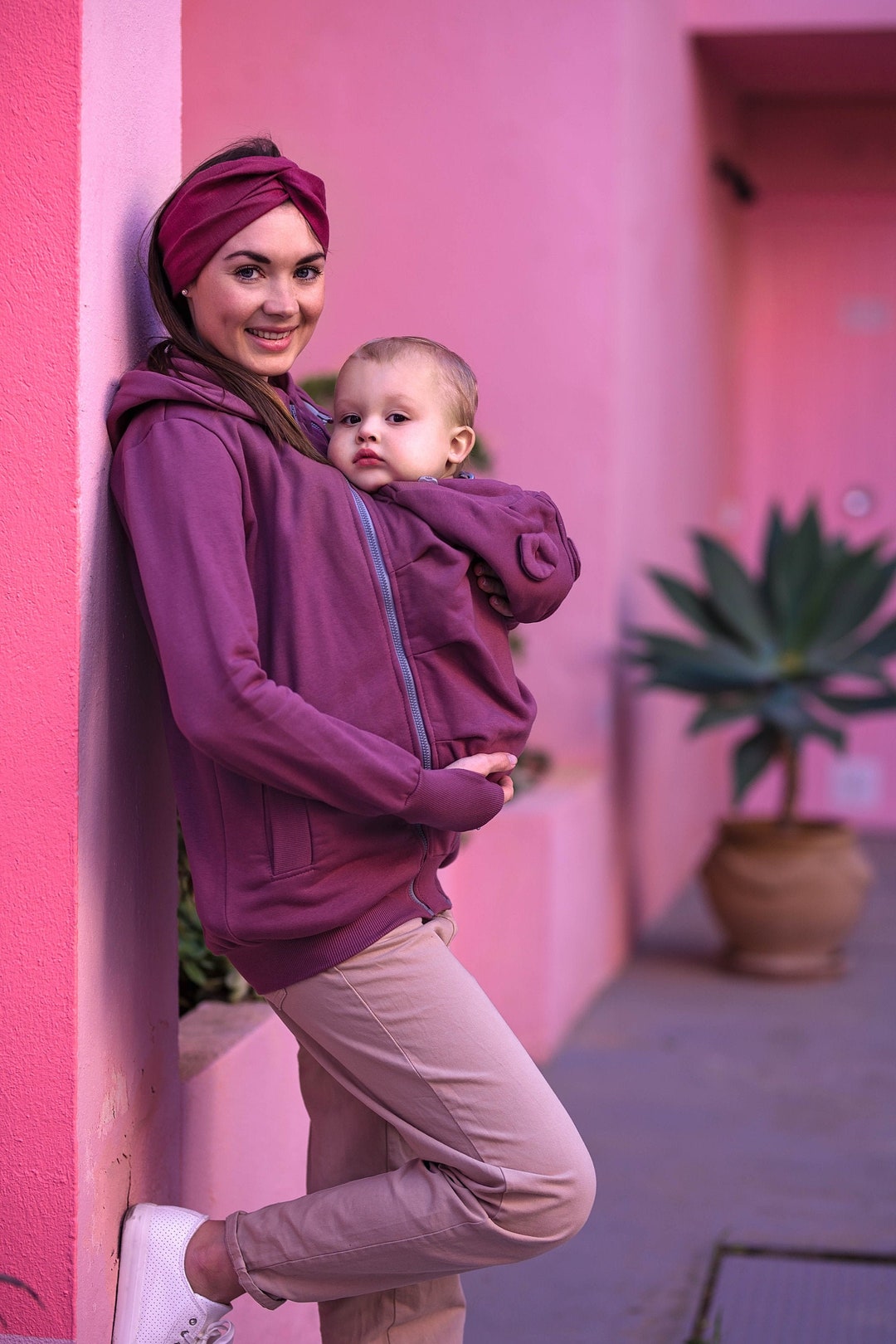 POLA Front/back 5in1 Babywearing Coat Maternity Pregnancy