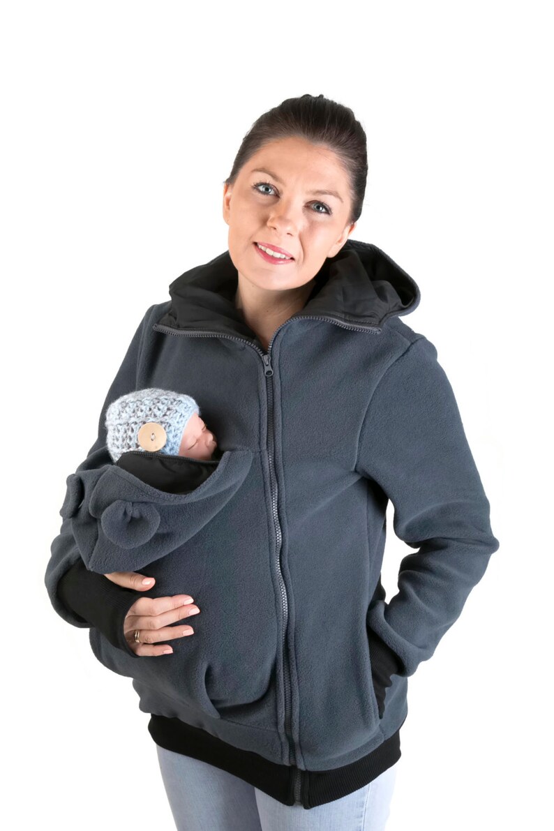 LITTLE BEAR Baby carrier babycarrying jacket hoodie Kangaroo Etsy