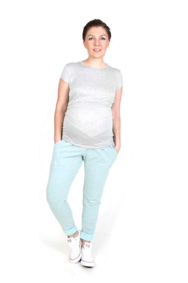 over bump maternity work trousers