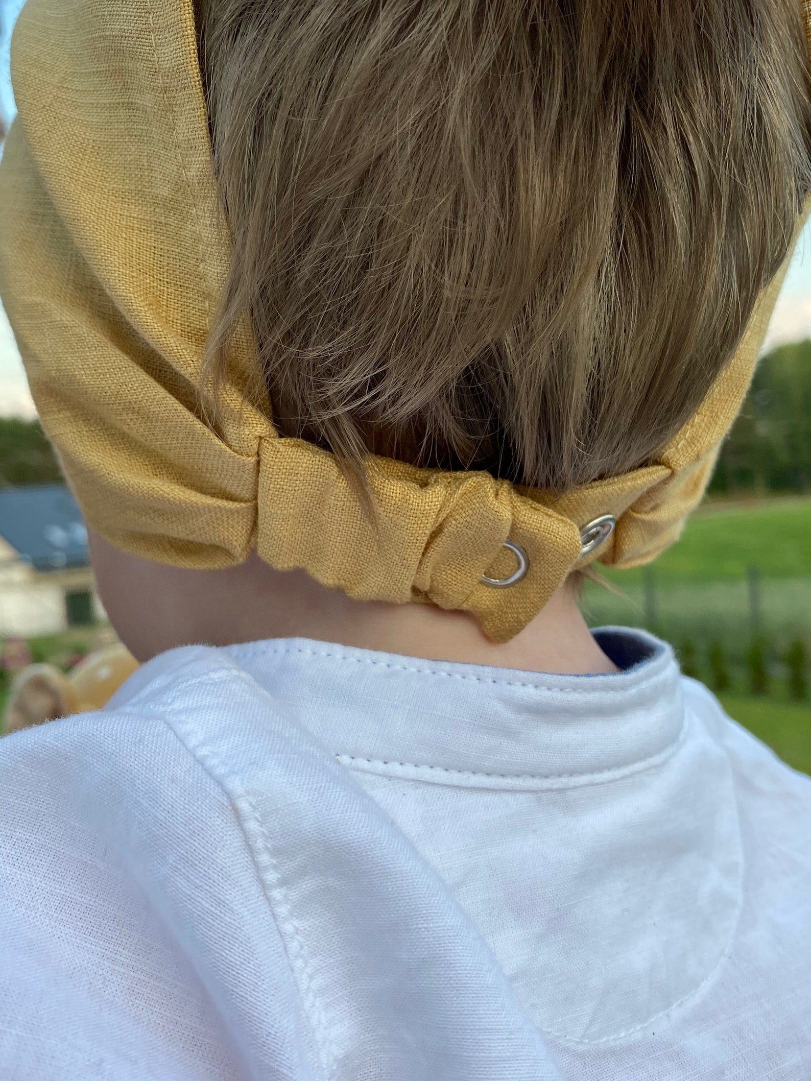 Babywearing Linen Baby Hat With a Soft Brim Double Adjustment Etsy