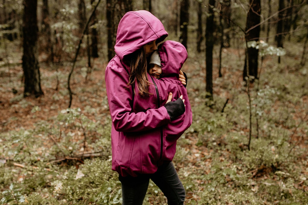 EVEREST 3en1 Softshell Manteau de portage, manteau de maternité