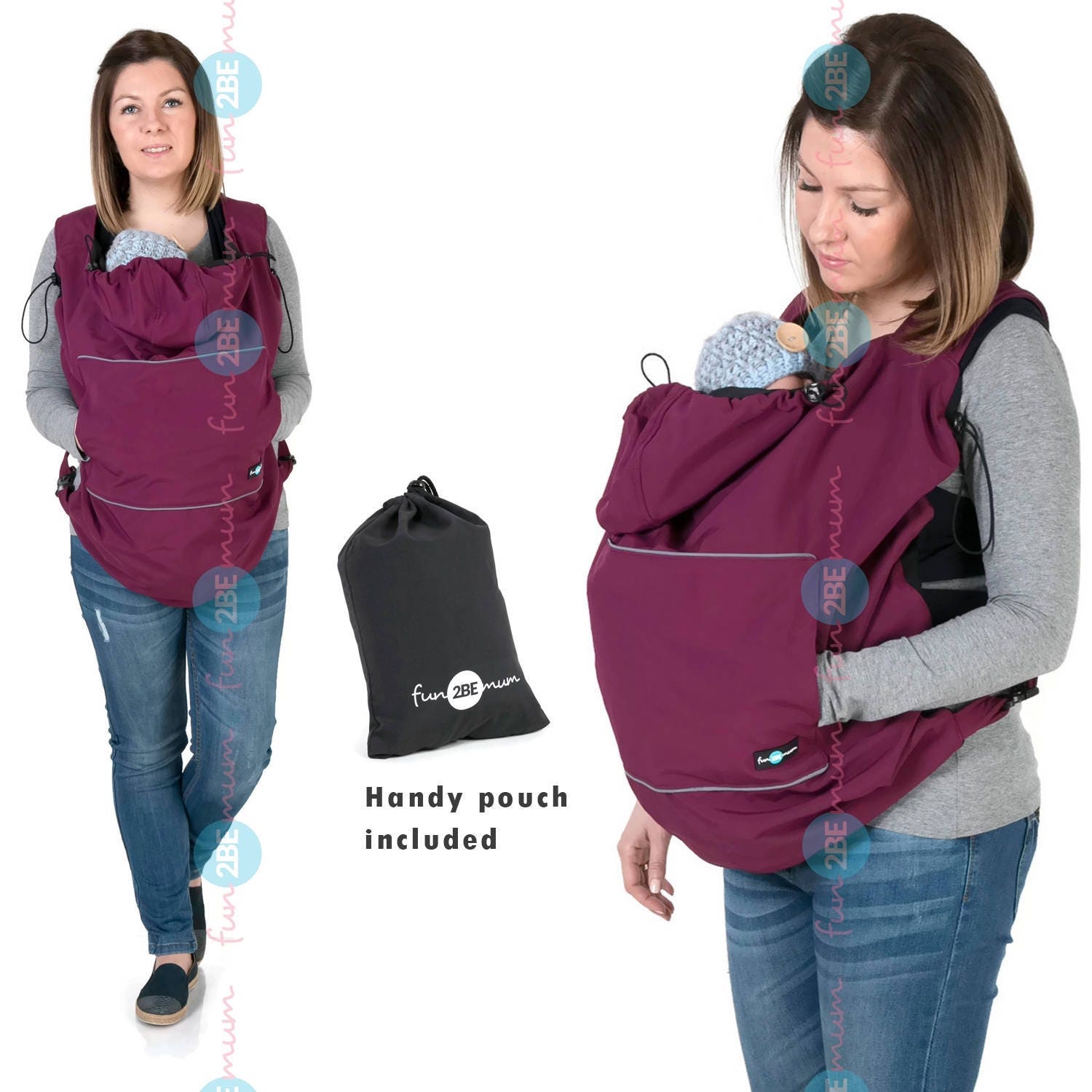 Babywearing cover Softshell cover for carriers Baby carrier Etsy