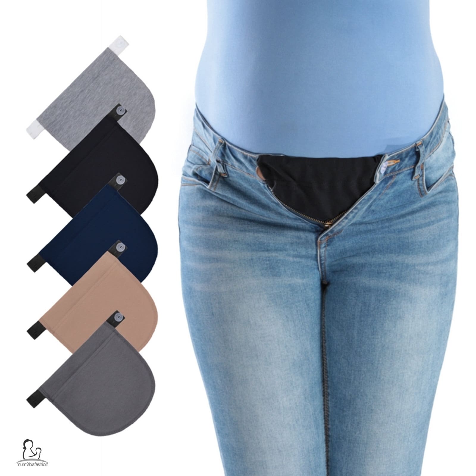 Flexi-belt: le kit élastique pantalon de grossesse, Carriwell