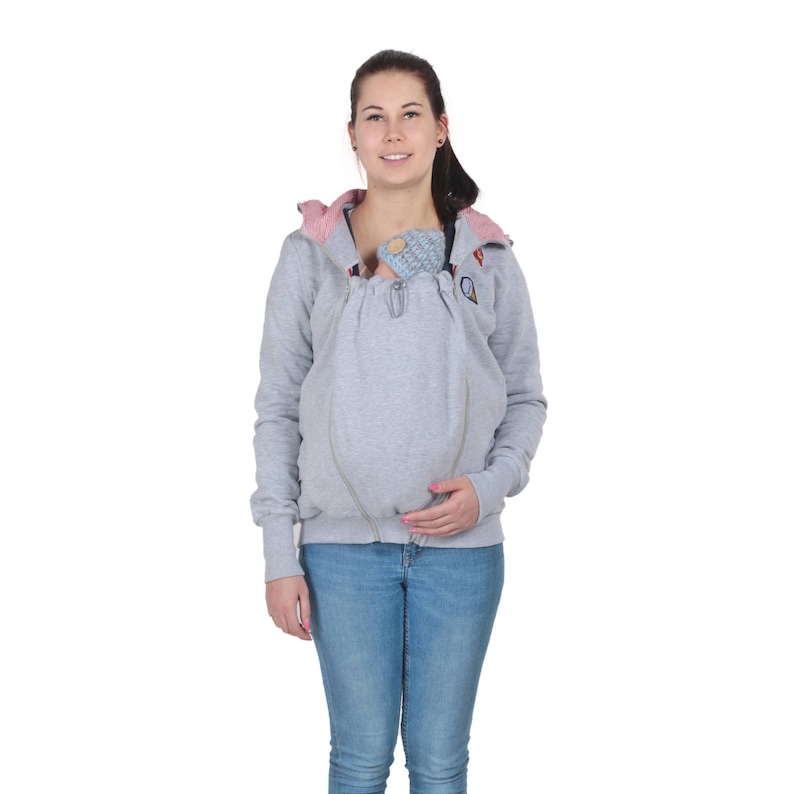 3 in 1 Baby carrier hoodie Kangaroo coat/jacket for Mom and Etsy