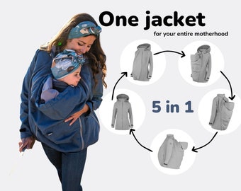 Enigma 5en1 DOS/FRONT Veste de portage softshell, veste de portage