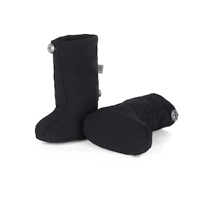 FUN2BEMUM 0-1 Jahr,1-2 Jahre Babywearing softshell tragestiefel booties mit polar fleece  SCHWARZ