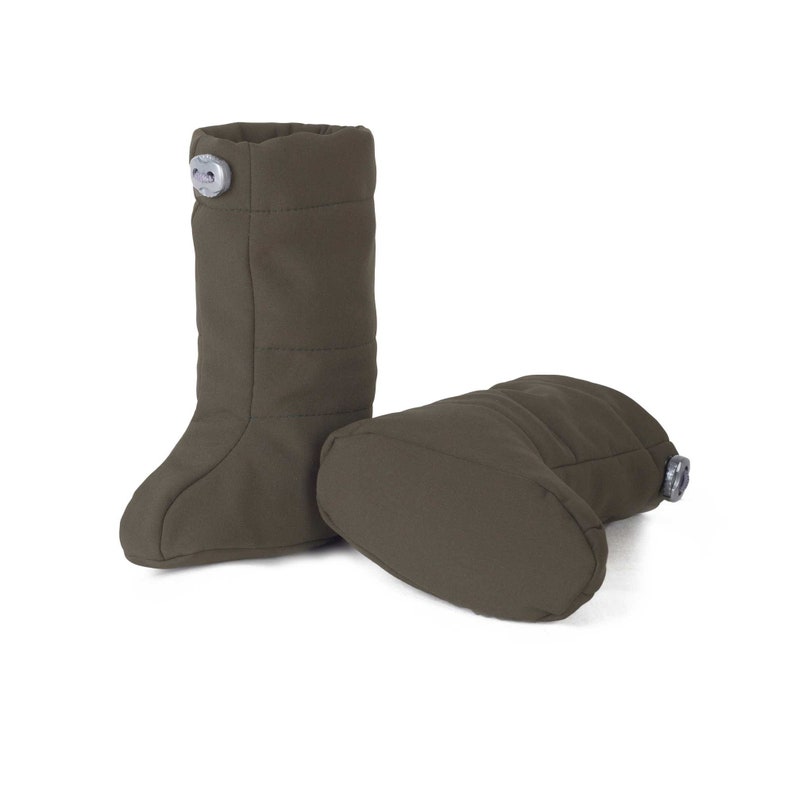 Fun2bemum 0-1 an, 1-2 Babywearing bottes softshell, bottillons, chaussons porteurs, chaussures sling KHAKI image 6