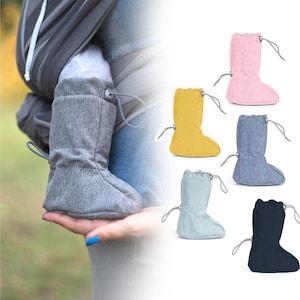 FUN2BEMUM 0-1  Jahre Sftshell Warm Booties für Babytrage Tragestiefel , Babystiefel