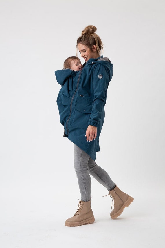 5in1 Babywearing Parka Coat Front Back 5in1 Babywearing Parka Coat, Winter Coat Insert For Pregnancy In Taiwan