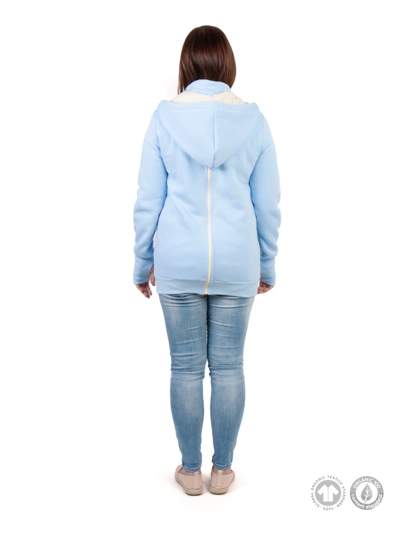 POLA ORGANIC Front/back 5in1 Babywearing Coat Maternity Etsy