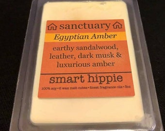 ON SALE NOW! 50% Off! Smart Hippie Soy Wax Tarts Sanctuary Collection: 6 Cube Clamshell Container 4 Amazing Scents (Sold Separately)