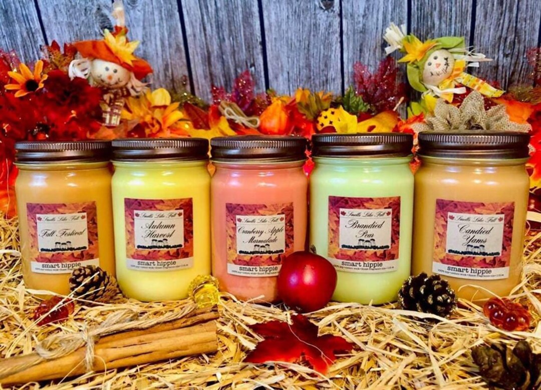 Smells Like Fall Soy Candle Collection 11 Seasonal & Year Round Scents