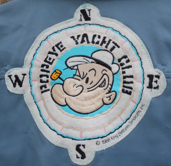 1970's Polyester LEVIS Jacket with 1980's Popeye'… - image 3