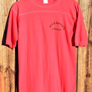 Ultra Rare 1970's Hussons Cantina Ensenada Mexico Mens Medium Red T shirt image 2