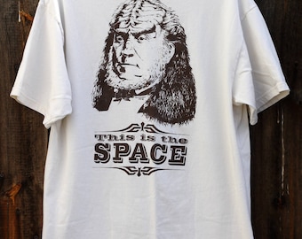 Vintage 1990's Our Trek Star Trek The Next Generation Mens Large White T shirt