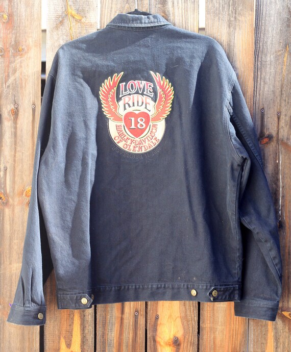 harley davidson denim jacket