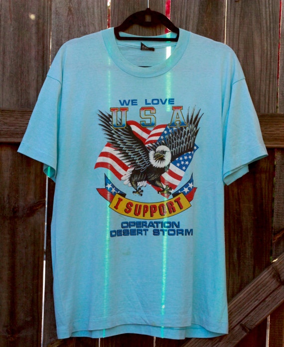 Vintage 1990's We Love USA Operation Desert Storm… - image 1