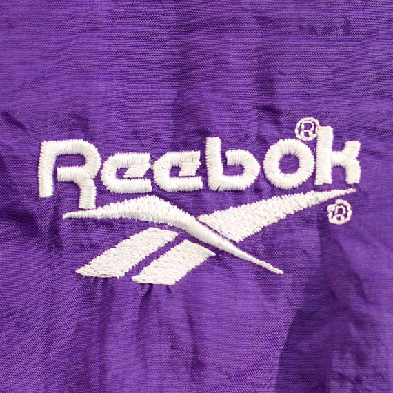 Vintage 1980s Purple & White Reebok Large Skiing … - image 2