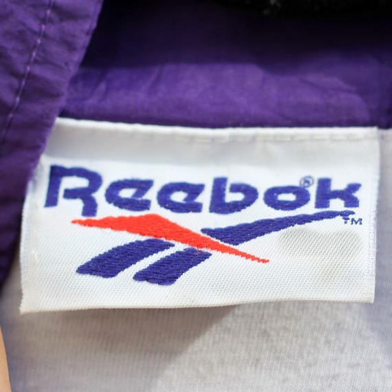 Vintage 1980s Purple & White Reebok Large Skiing … - image 3