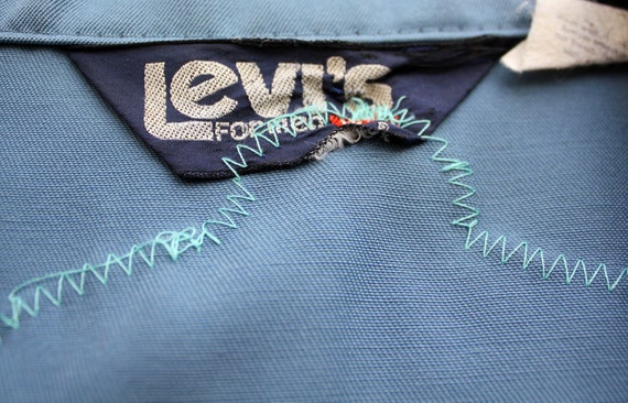 1970's Polyester LEVIS Jacket with 1980's Popeye'… - image 5