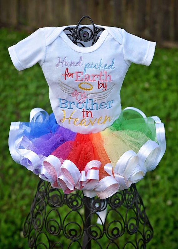 Rainbow Baby Tutu Onesie Set