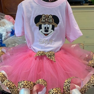 Animal Kingdom Inspired Cheetah Print Disney Tutu Set Safari
