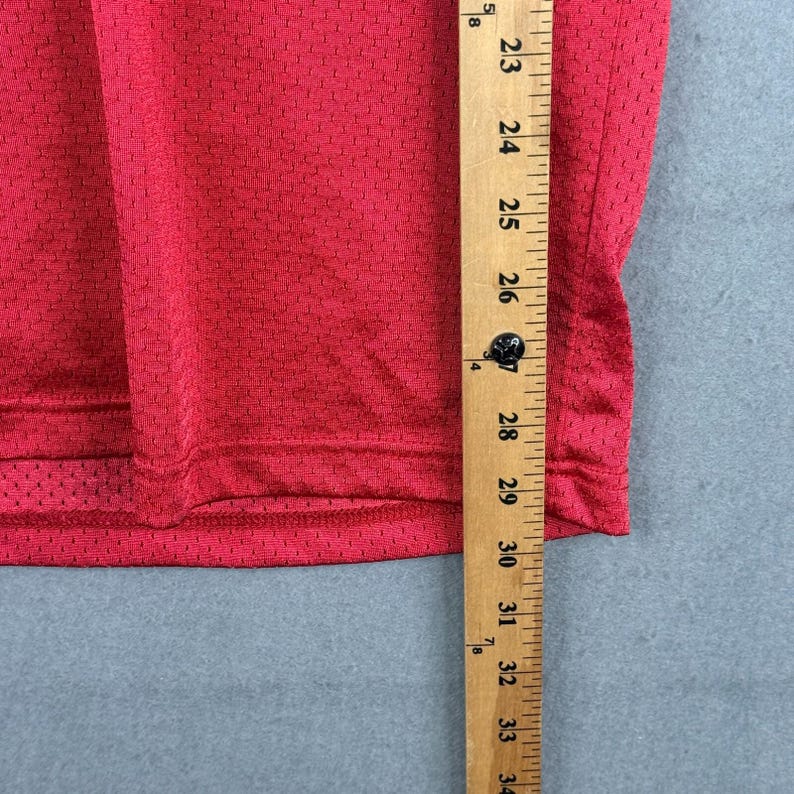 Oscar Mayer 12 Football Jersey Champro Sports Adult Medium Red Vintage image 6