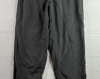Vintage Nike Pants Windbreaker Mens XL Lined Jogger Track Zip Ankle Y2K Black 90